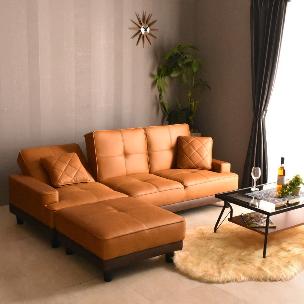 楽天市場】ソファー 激安家具.com 新素材ファブリック張りソファー