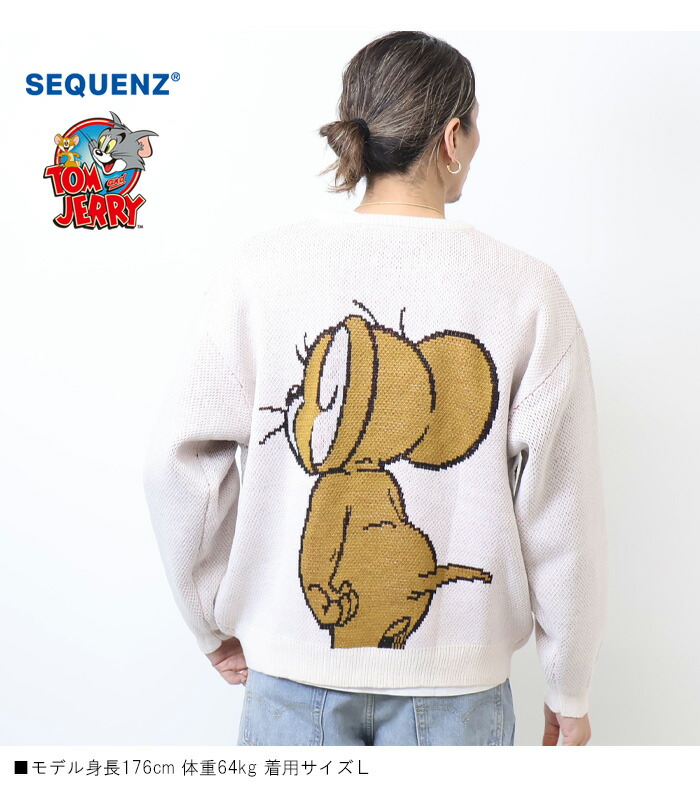 楽天市場】SEQUENZ トムとジェリー キャラクター セーター ニット