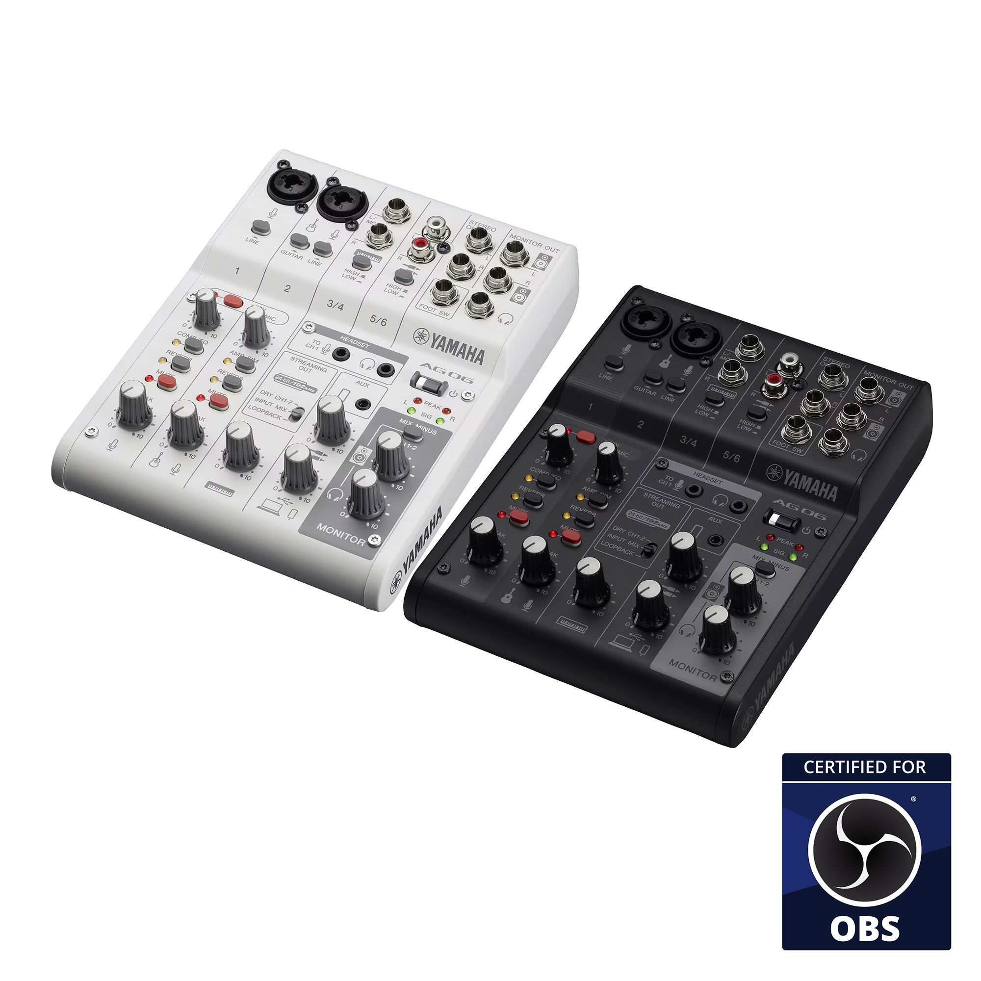 AG03MK2 3-Channel Loopback Audio USB Mixer - Yamaha USA