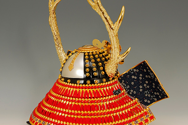 五月人形 K-9 真田幸村 25号 着用兜 収納飾り ｜雛人形、五月人形