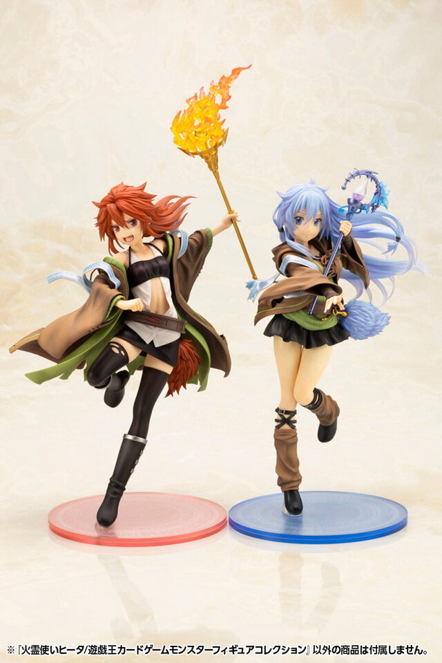 遊戯王』火霊使いヒータ、水霊使いエリアが立体化！4人集合で「憑依