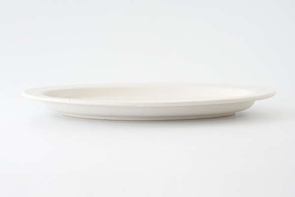 Ancient Pottery オーバルプレート ホワイト｜和食器の通販 monsen