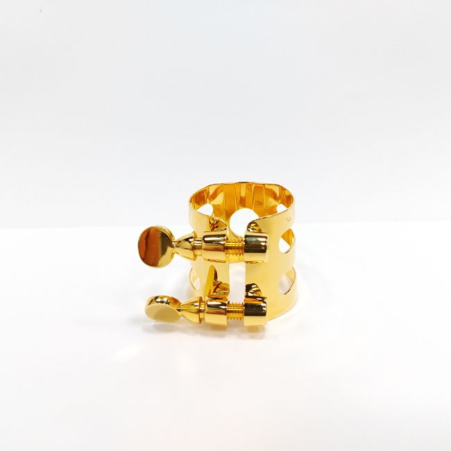 ウッドストーン バスクラリネット用 リガチャー ラバー用 GP 金メッキ