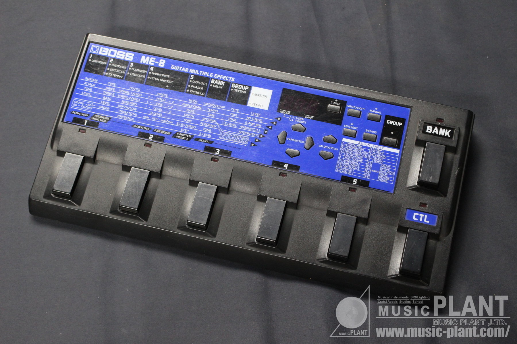 BOSS Guitar Multiple EffectsME-8中古()売却済みです。あしからずご