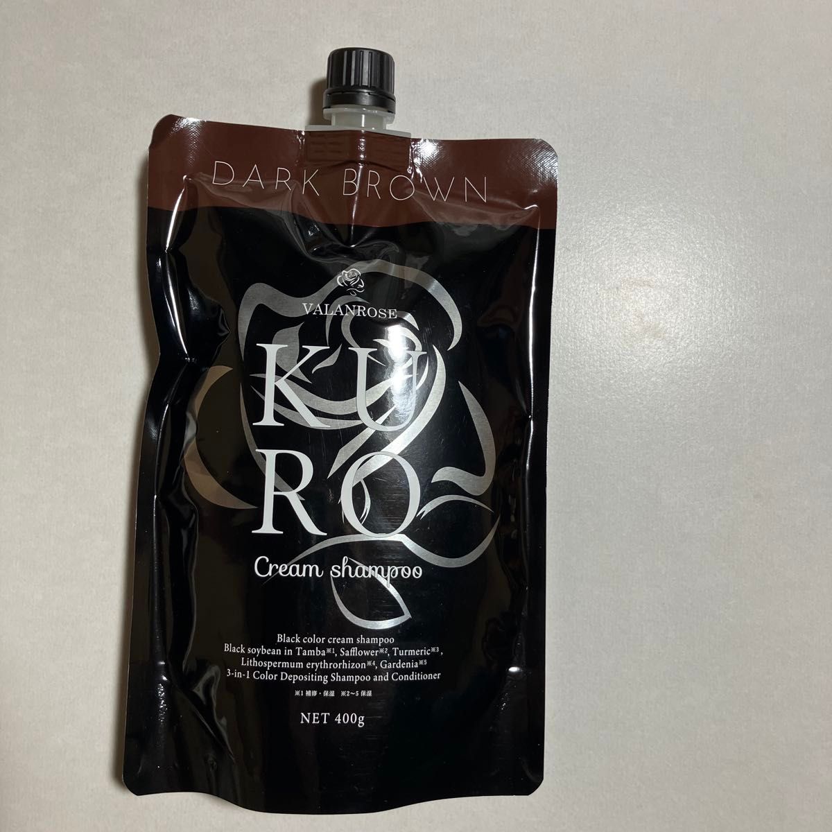 新品未使用 未開封 バランローズ KUROクリームシャンプー ダーク