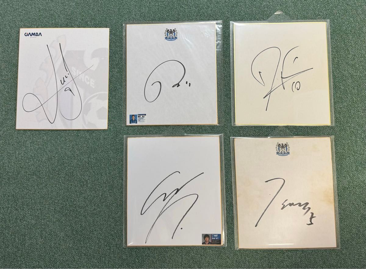 ガンバ大阪 サイン色紙 遠藤保仁 宮本恒靖など｜Yahoo!フリマ（旧