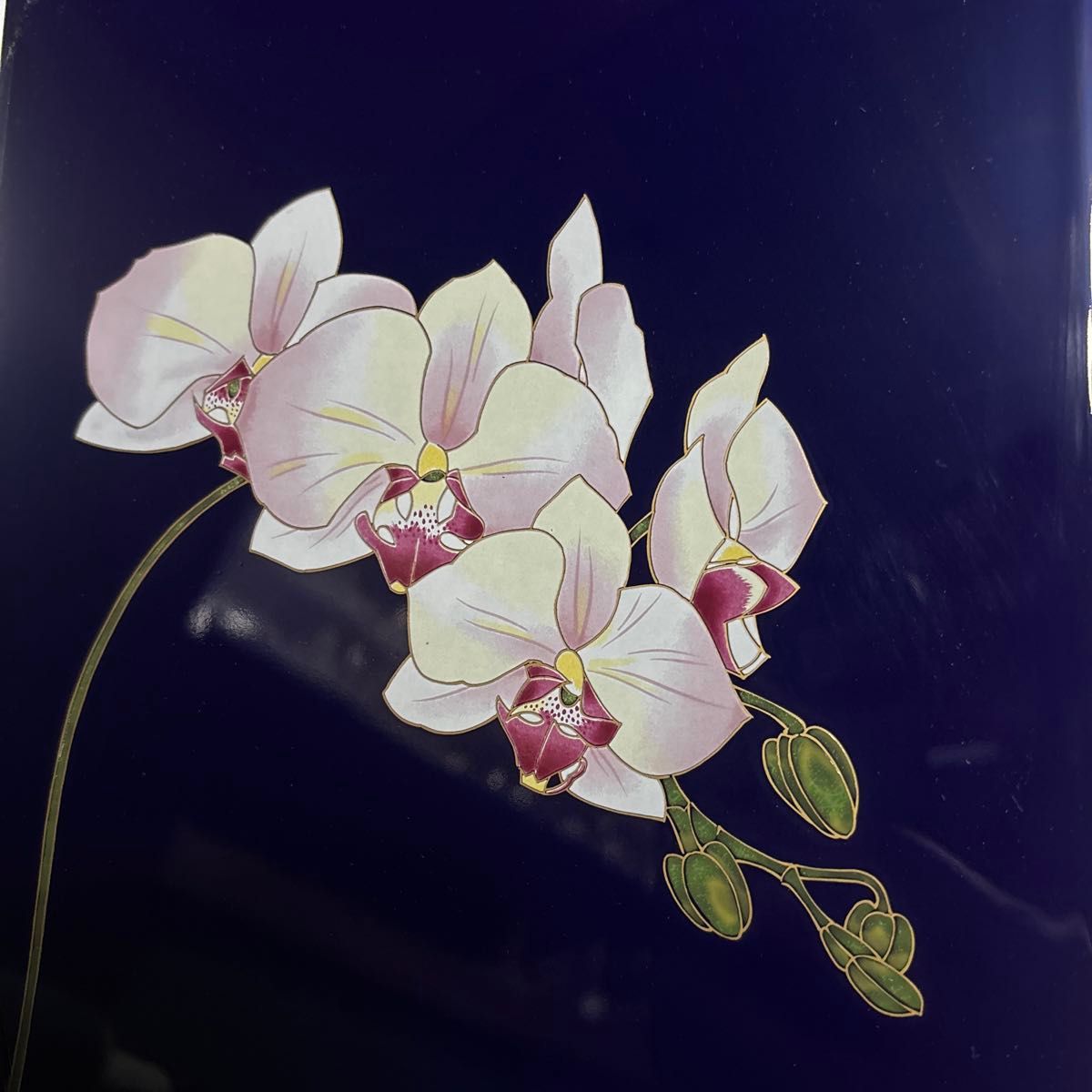 香蘭社 ルリ地 胡蝶蘭 陶額 インテリア｜Yahoo!フリマ（旧PayPayフリマ）