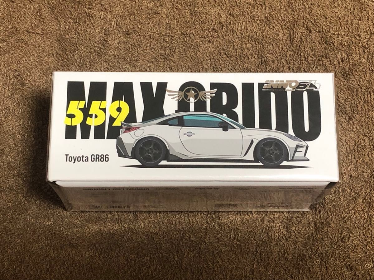 INNO 1/64 MAX ORIDO GR86 ホワイト 東京オートサロン2026 織戸 ZN8