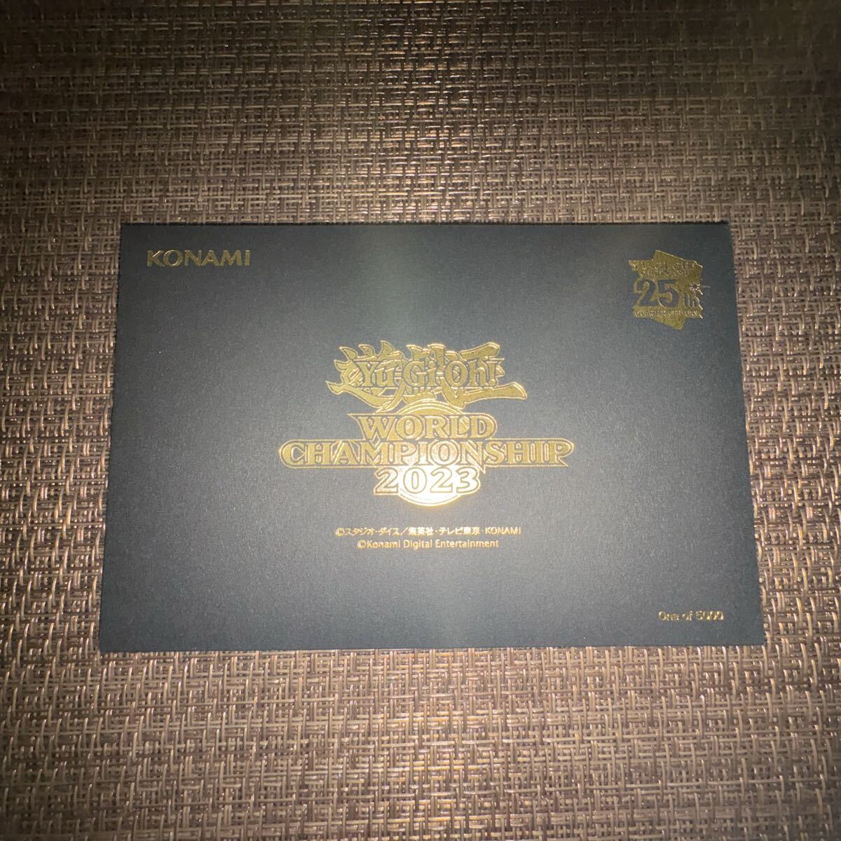 遊戯王wcs2023 ブラックマジシャンガール 魔法の筒 25th プロモセット