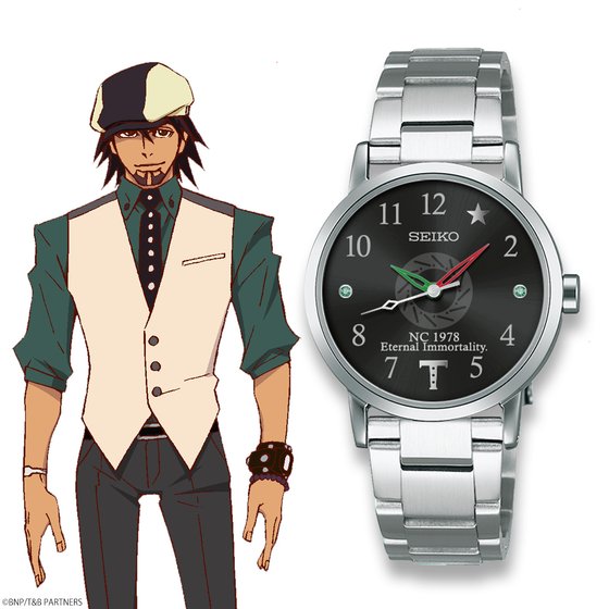 タイバニ×SEIKO」虎徹とバーナビーの腕時計がプレミアムバンダイ限定で