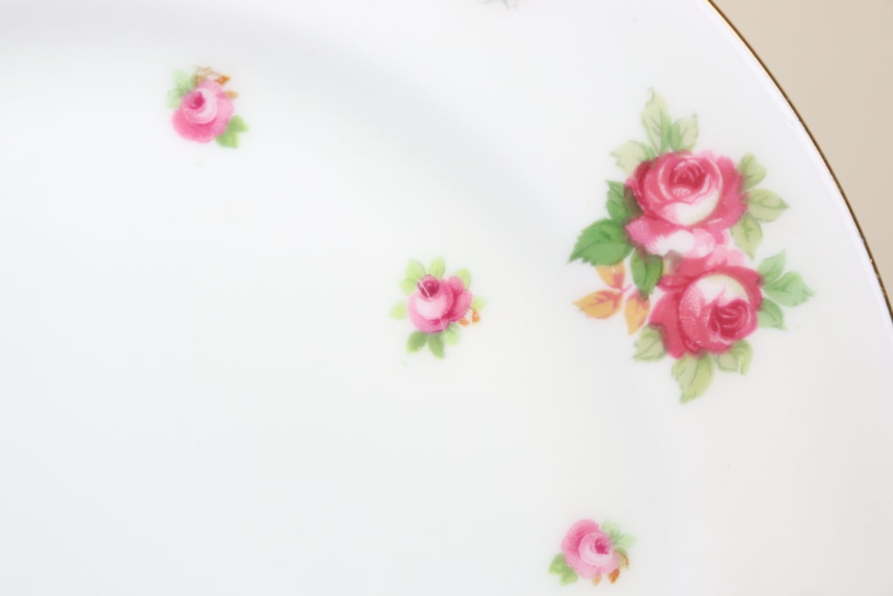 ロイヤルドルトン プレート ケーキ皿 薔薇 バラ アンティーク royal