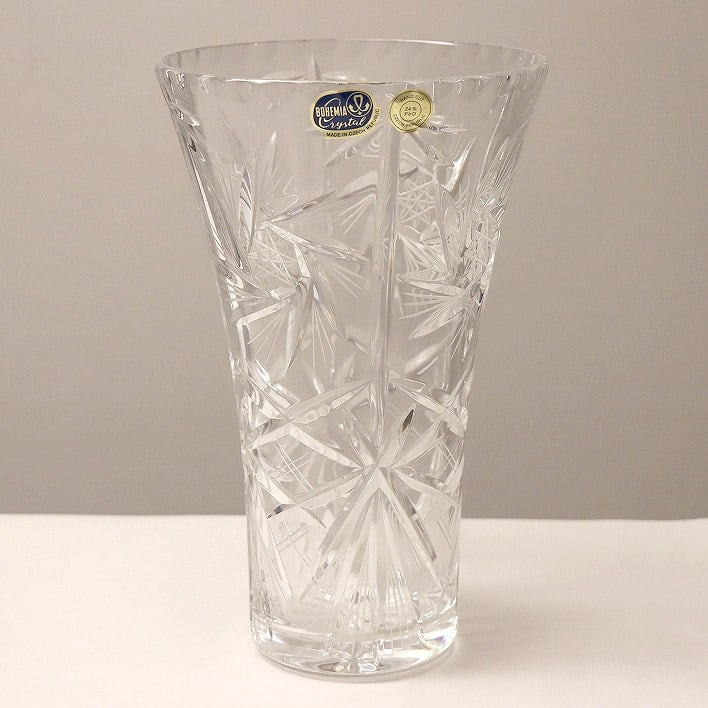 ボヘミアクリスタル・花瓶・No.170804-04・梱包サイズ60 | リサイクル