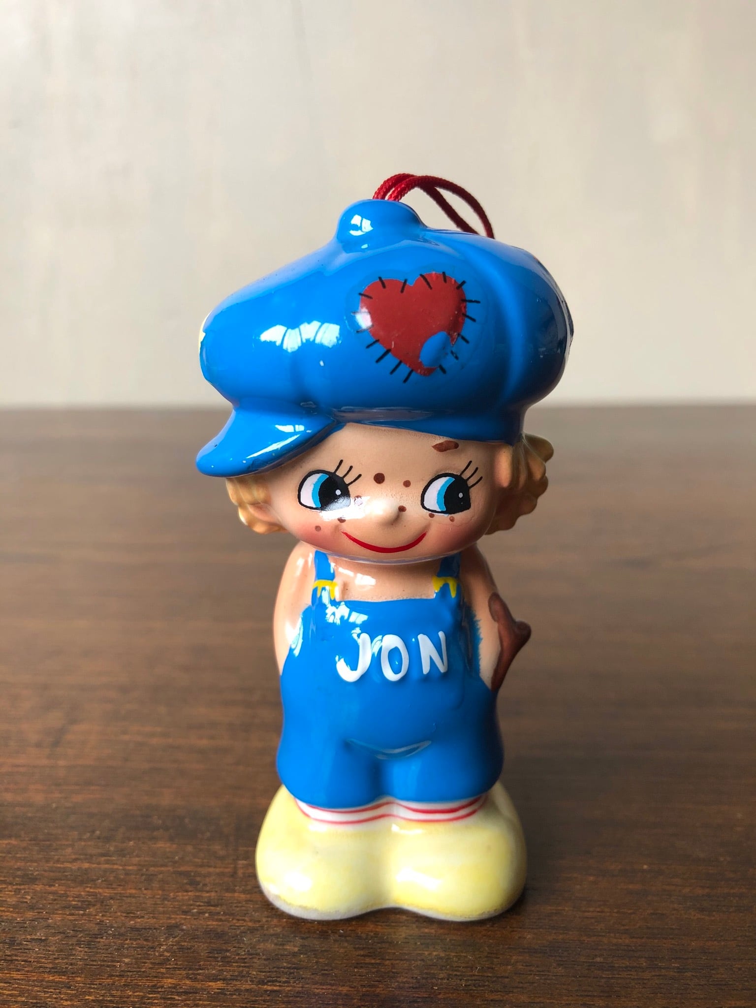 昭和レトロ 内藤ルネ RUNE 陶器製のマスコット JONくん ファンシー雑貨