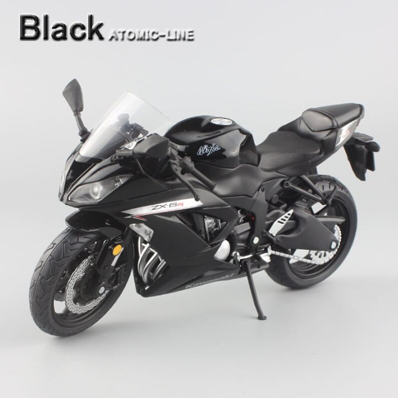 カワサキ ZX-6R ニンジャ 1/12 ミニカー 全3色 バイク 合金モデル 模型