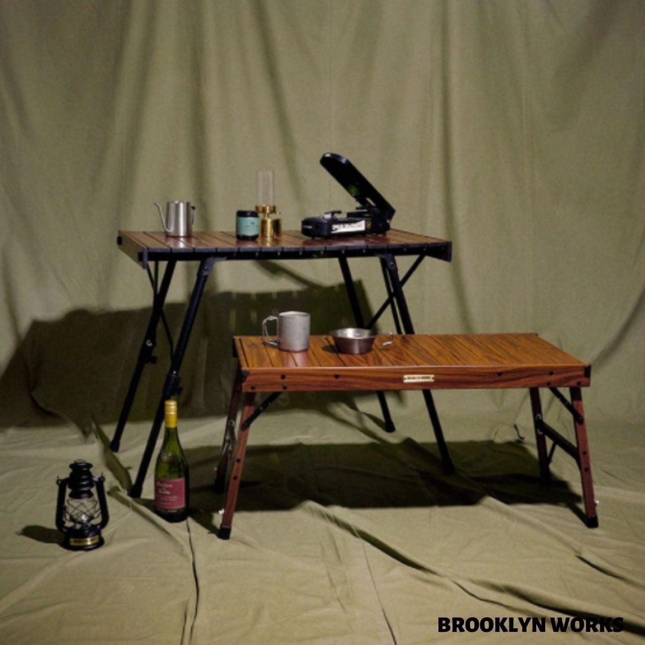 BROOKLYN WORKS（ブルックリンワークス） アルミバーナーテーブル | Ncolor