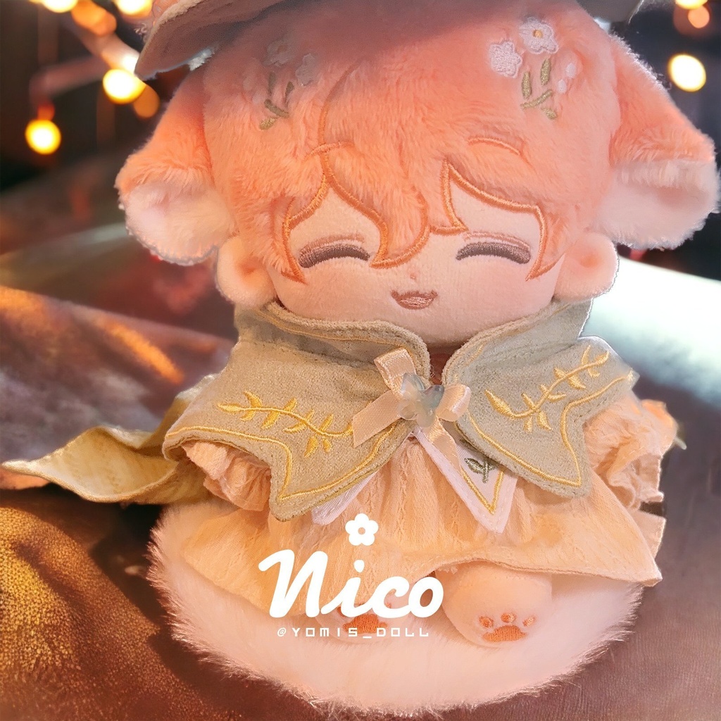 無属性ぬいぐるみ「ニコ(Nico)」15cm - Yomi's-doll - BOOTH