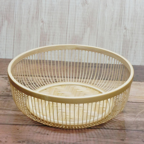 駿河竹千筋細工 盛籠100 伝統工芸の竹細工 その他インテリア雑貨 竹