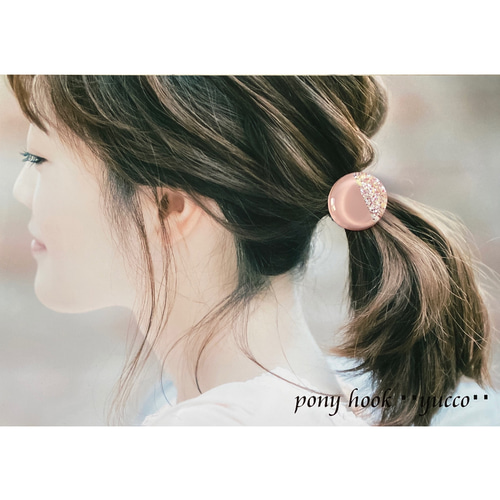 ◇受注制作◇【レジン＊ポニーフック・ヘアゴム・帯留め】たっぷり