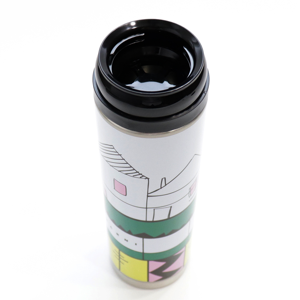 国内即日発送 マルニフラワーカフェ タンブラー 蓋付き 保温保冷