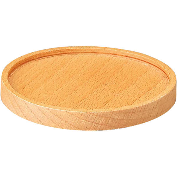 三陶 木製コースター(茶托)8cm 17691 1個（直送品） - アスクル