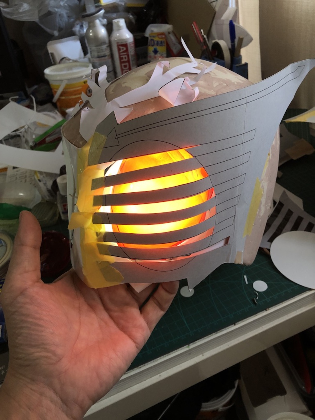 仮面ライダー龍騎を作る2【マスク制作記】 - 創造人間 DIY