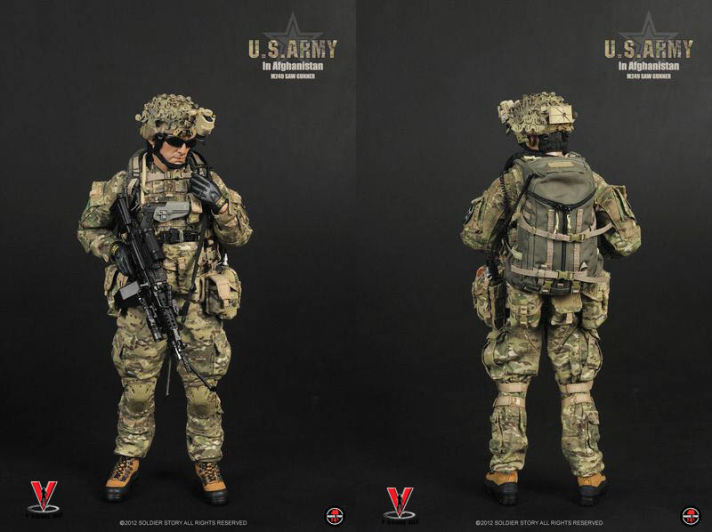 Solder Story SS068 U.S. Army in Afghanistan M249 Gunner - V Store