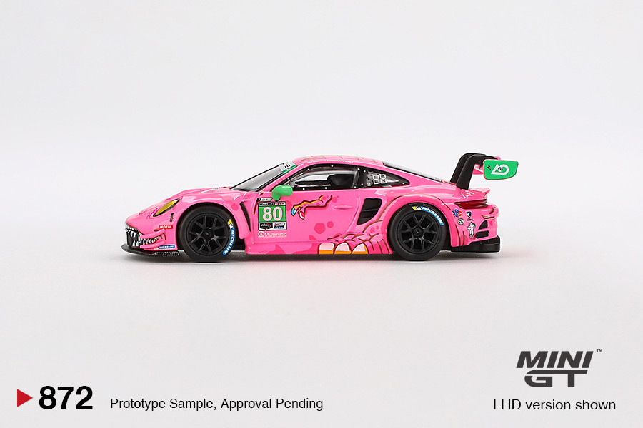 1/64 Mini GT 2023 Porsche 911 GT3 R #80 AO Racing IMSA VIRginia