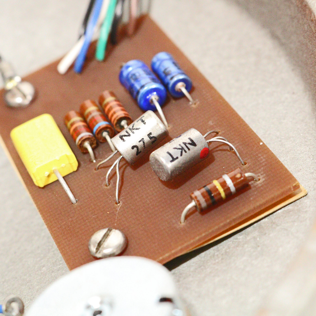 Used Dominion Fuzz Face NKT275 Fuzz Pedal | Cream City Music