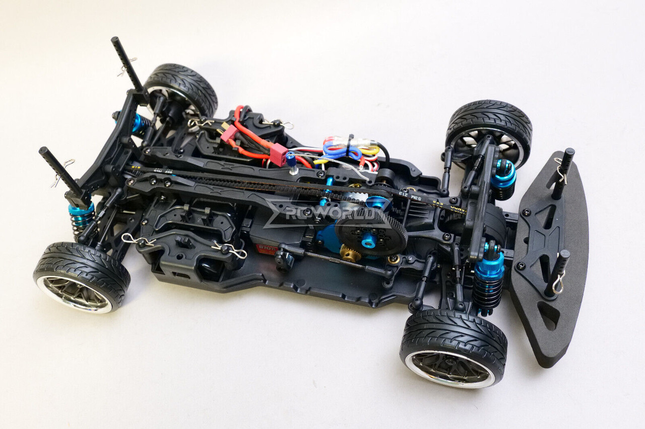 RC 1/10 PORSCHE TURBO AWD Drift Car RTR -BLACK-