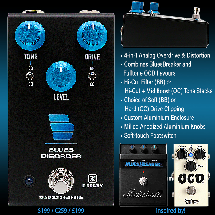 Guitar Pedal X - News - Keeley Electronics 4-in-1 Series #2