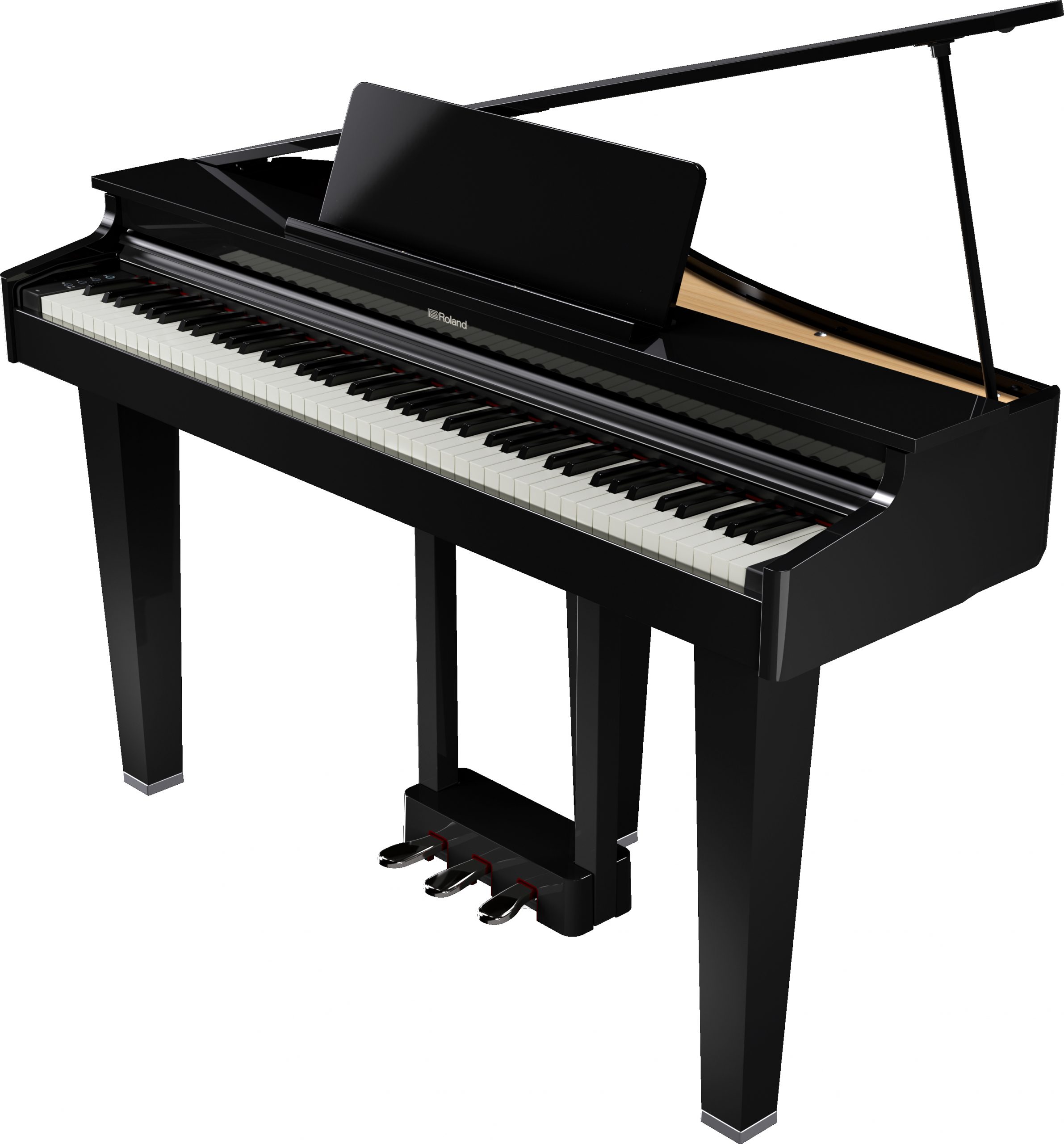 Roland GP-3-PE Mini Grand Piano in Polished Ebony - $4299.99