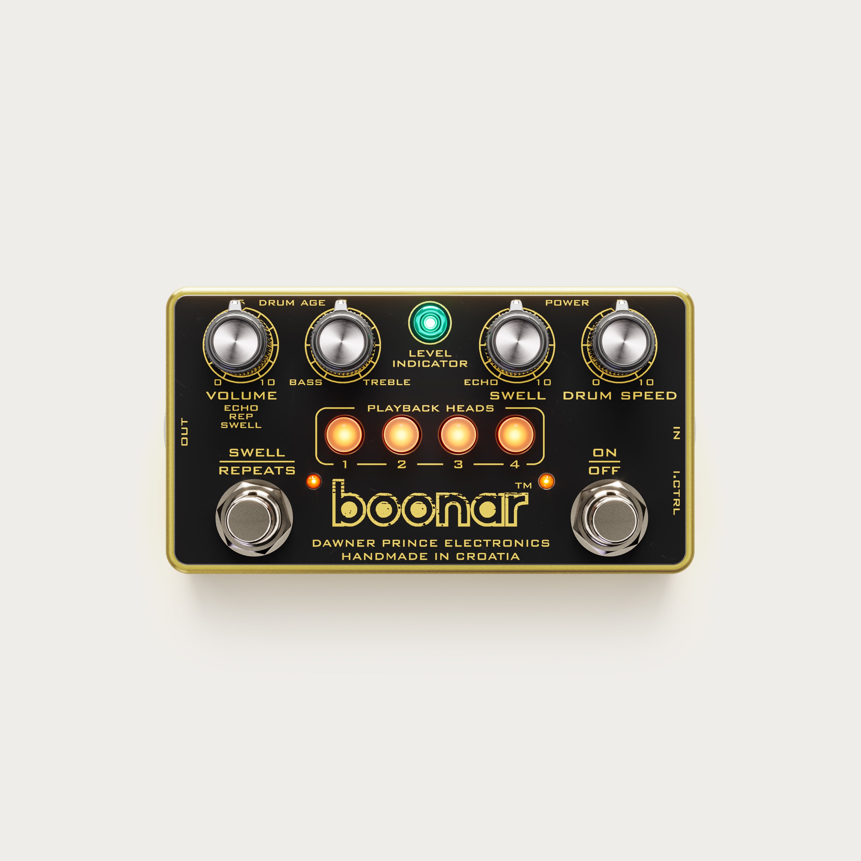 BOONAR Multi-Head Drum Echo – Dawner Prince Electronics