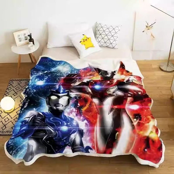 Qoo10] ウルトラマン毛布昼寝毛布子供幼稚園男児フ