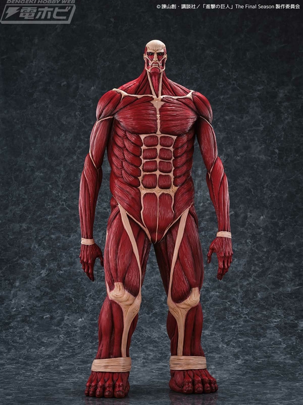 全高約63センチのメガサイズ!!『進撃の巨人』超大型巨人が圧倒的
