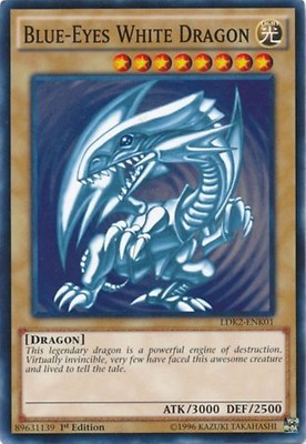 Blue-Eyes White Dragon X1 Mint (SDK art) - LDK2-ENK01 - Common