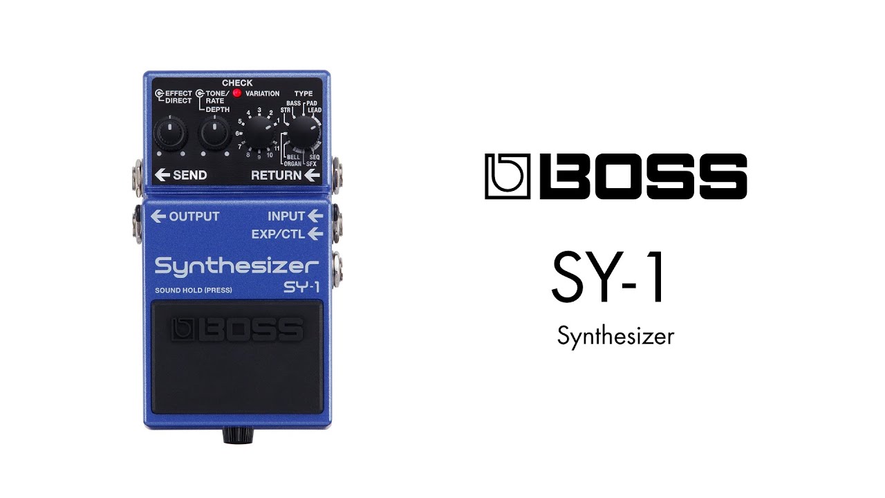 Effects Demo Video] BOSS SY-1 Synthesizer Guitar Synth - YouTube