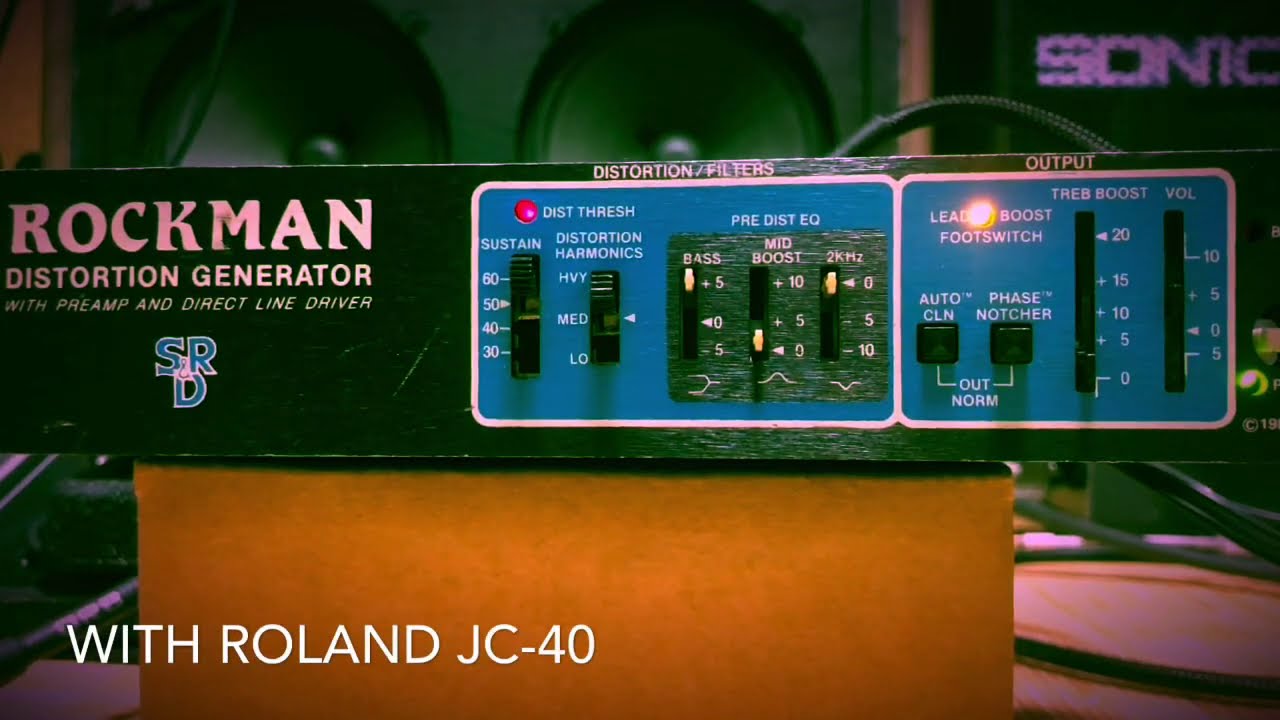 GOAT Generator」と「Rockman Distortion Generator」をジャズコと