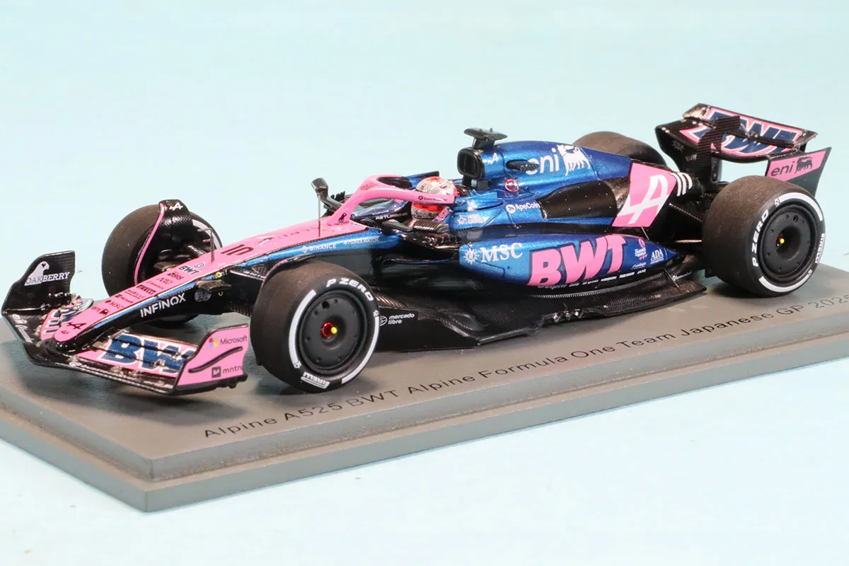 スパーク 1/43 アルピーヌ A525 No.10 2025 日本GP P.ガスリー S9584