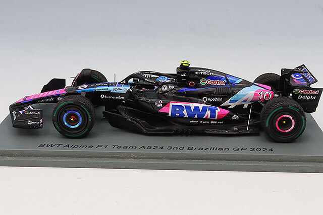 スパーク 1/43 BWT アルピーヌ F1チーム A524 2024 F1 ブラジルGP 3位