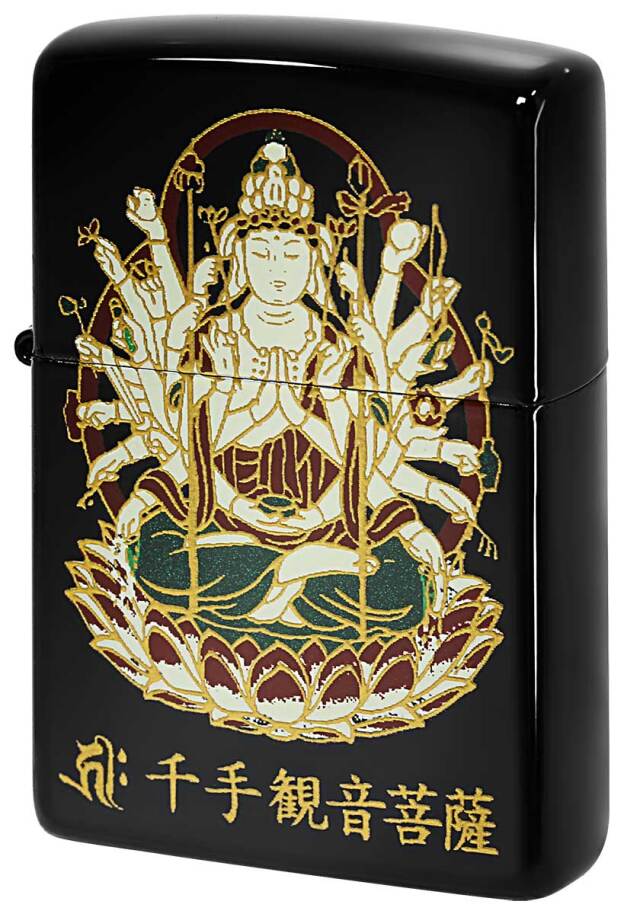 Zippo ジッポー 本金蒔絵 仏像シリーズ 千手観音菩薩｜Zippo専門店