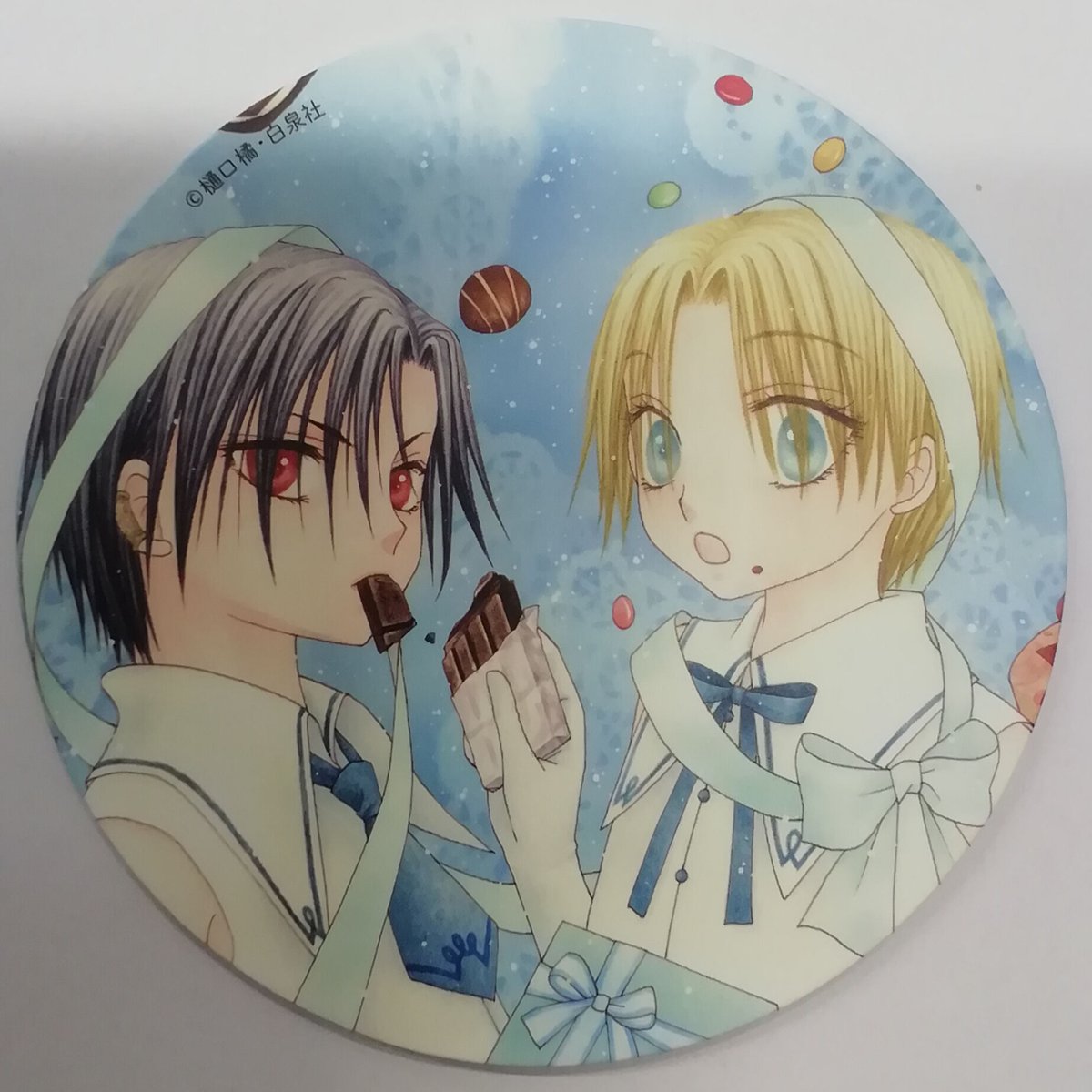 樋口橘 『学園アリス』 コラボカフェ コースター 日向棗 乃木流架 | K