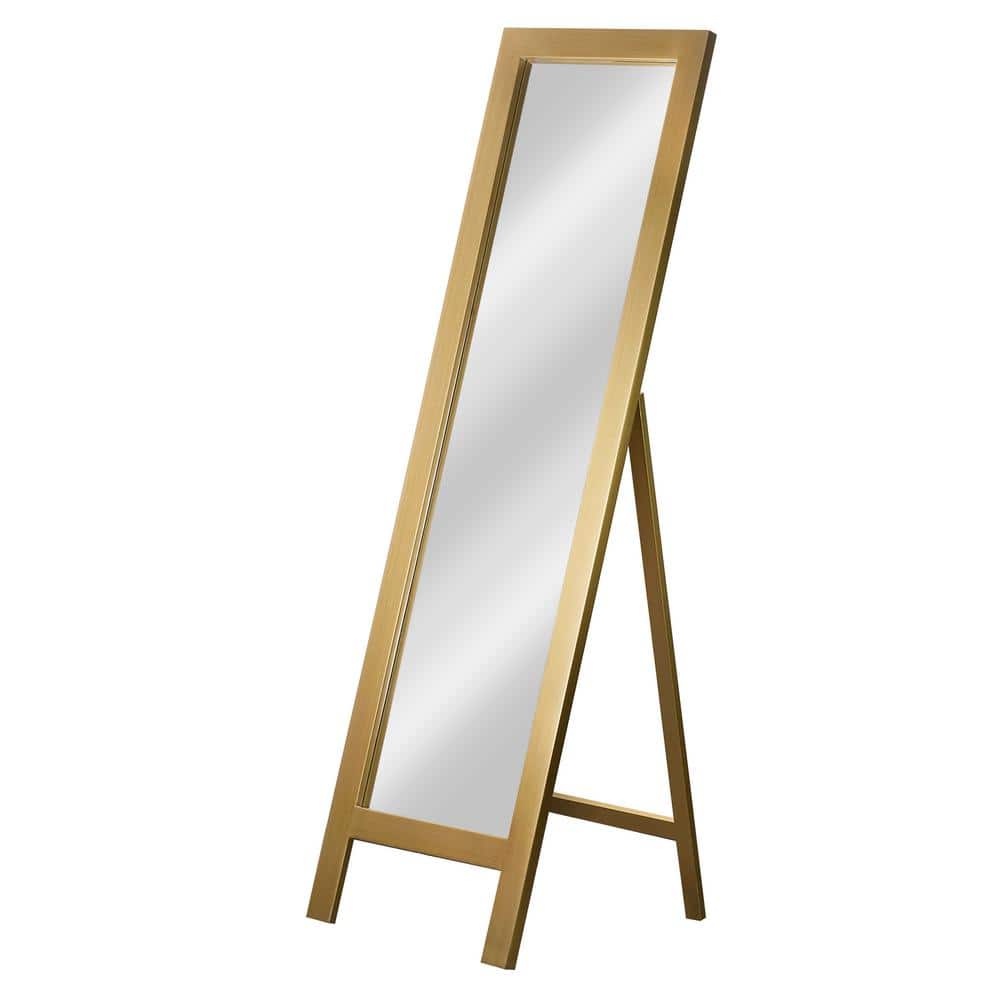 Head West 18 in. W x 64 in. H Gold Full-Size Free-Standing Easel