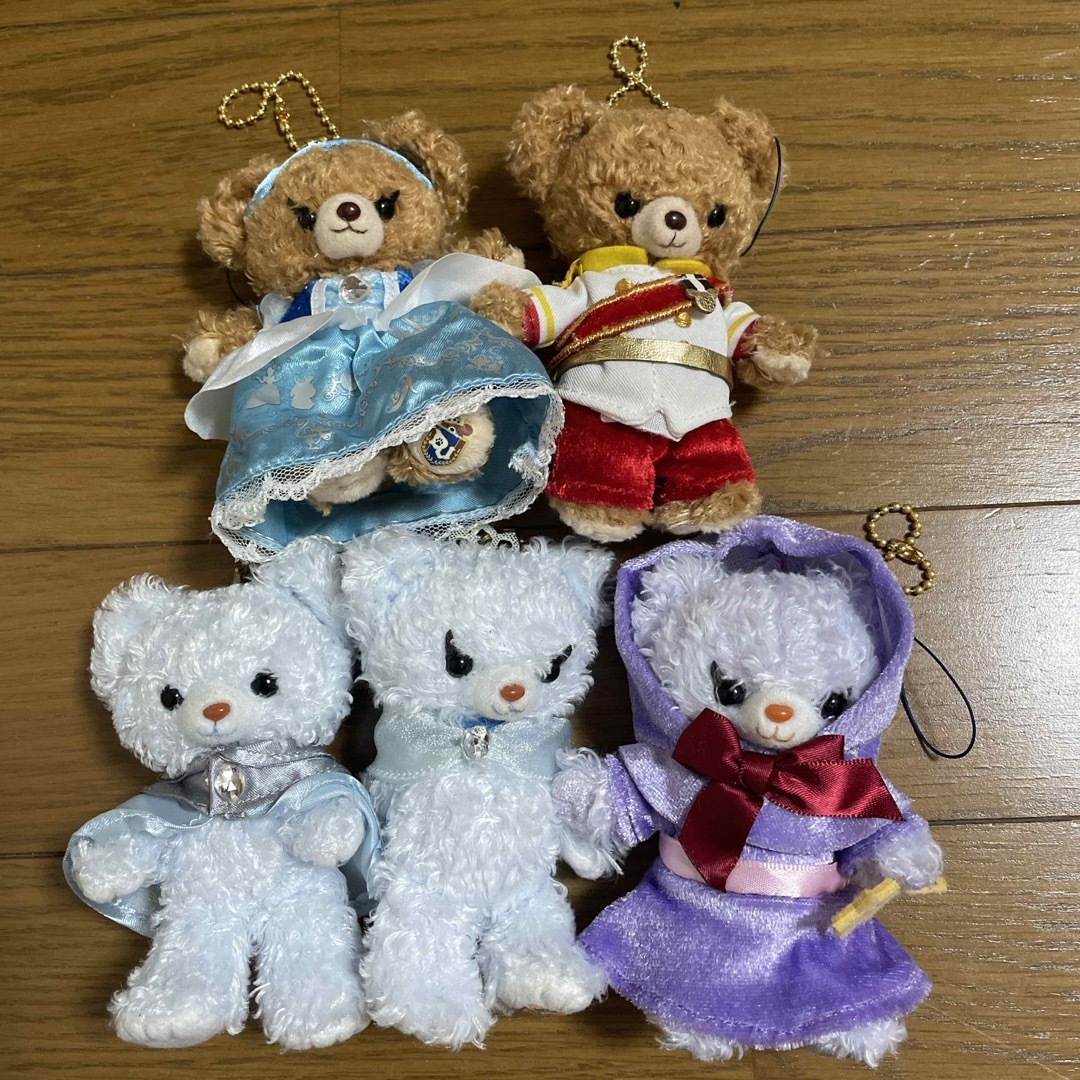 Disney - ユニベアシティ ユニベア シンデレラ バッジ キーチェーンの