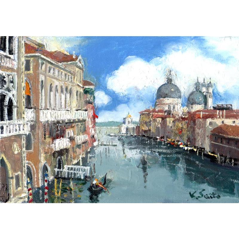 斉藤要 ベネチアの大運河 イタリア 絵画 風景画 ベニス カナル