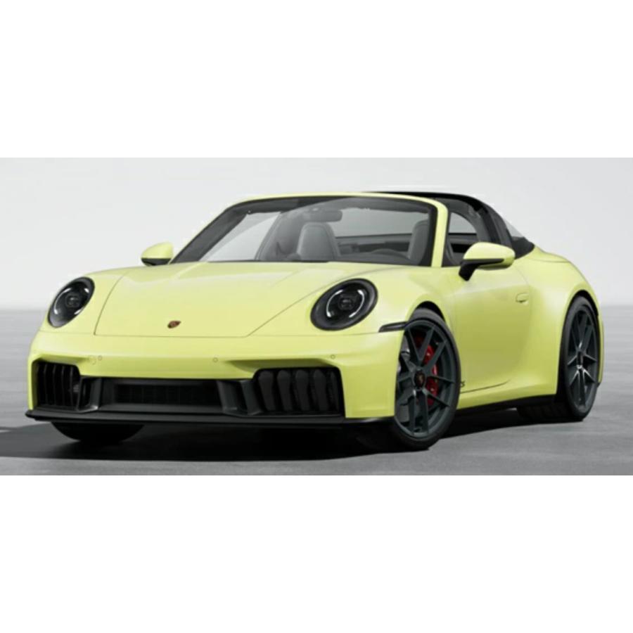 ミニカー 1/18 ポルシェ 911 タルガ4GTS ハイブリッド 黄色 PORSCHE