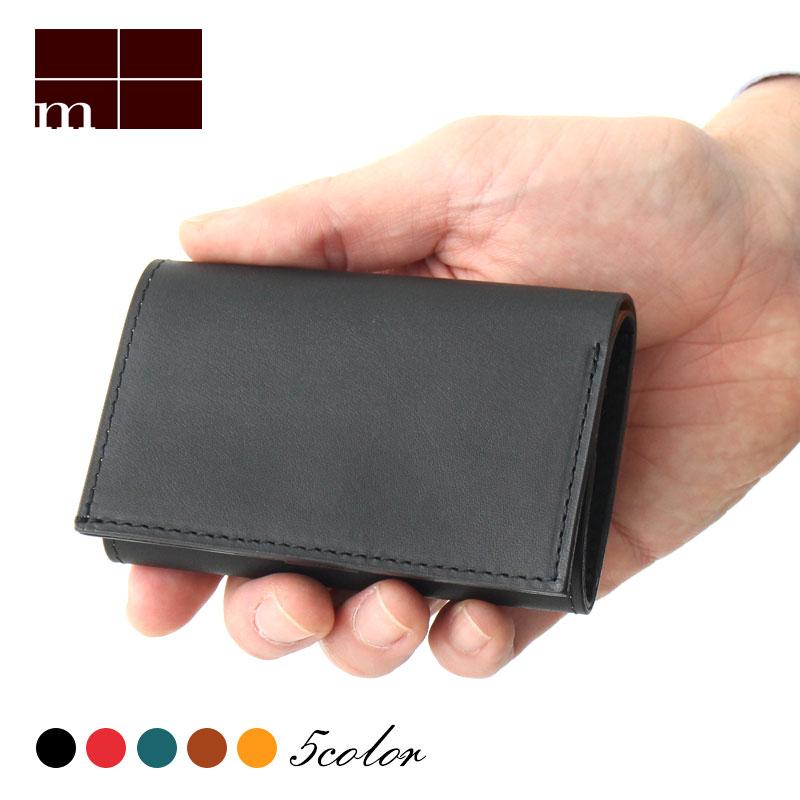 m+（エムピウ） 小さい財布 カードサイズのミニマム財布 straccio