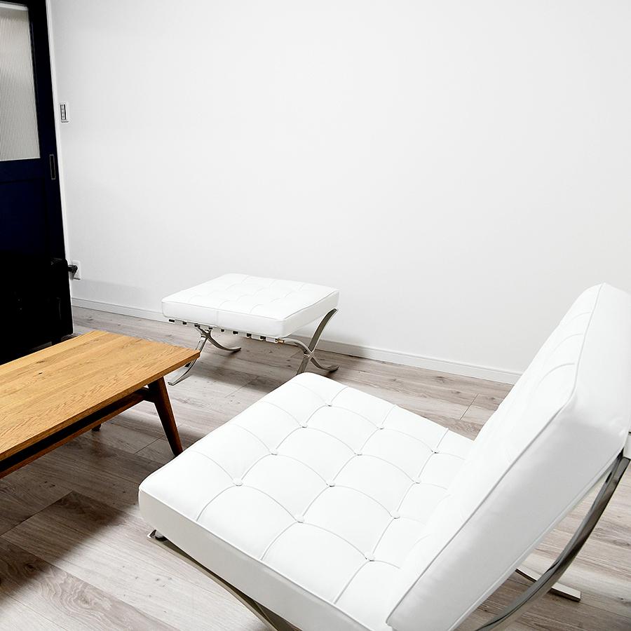 ミース・ファン・デル・ローエ バルセロナチェア オットマン