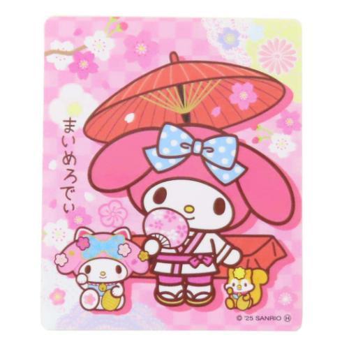 ダイカットシール ステッカー マイメロディ サンリオ 和雑貨シリーズ