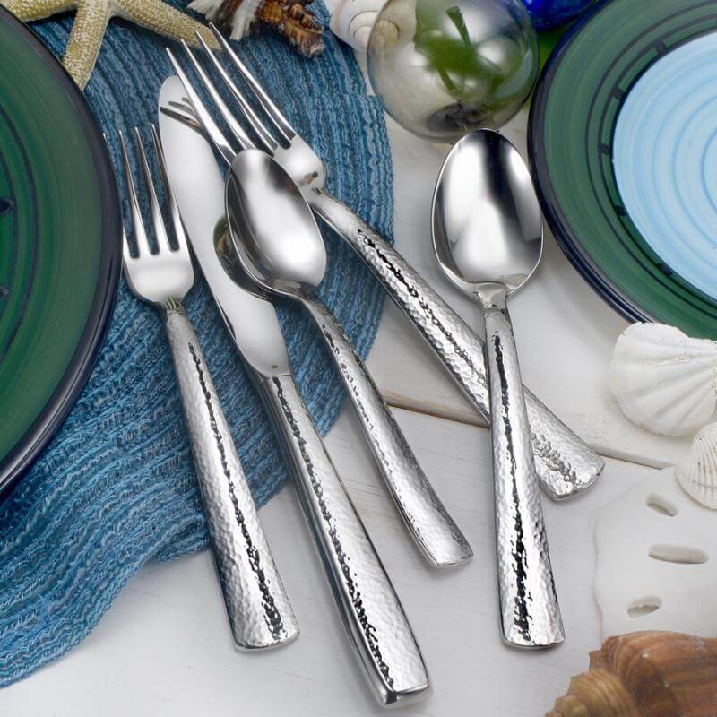 Pinehurst | Liberty Tabletop Hammered Flatware Pattern Made in the USA
