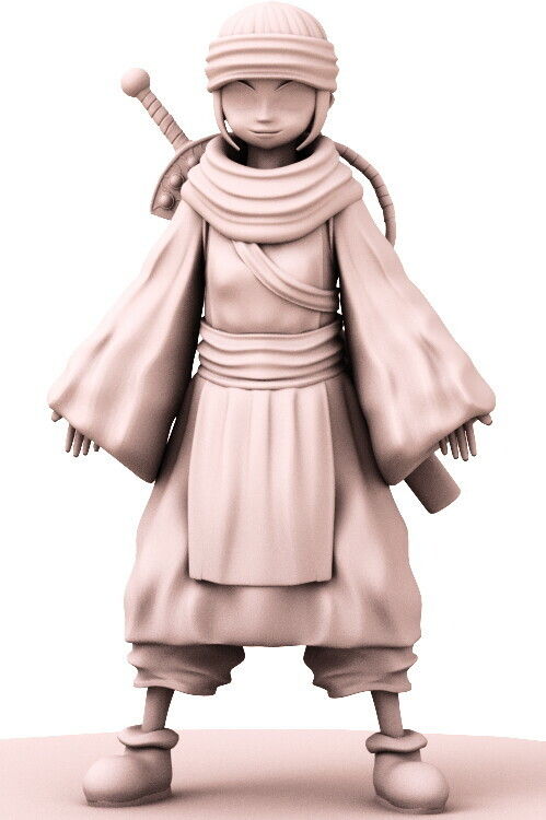 キングダム 羌瘣（きょうかい）モデリング3 : 気まぐれ絵日記 ～3DCGと